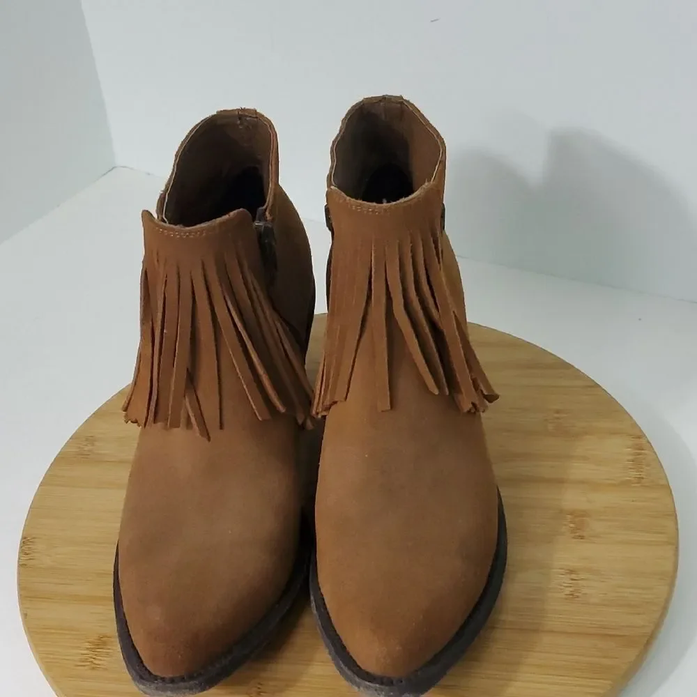 Old Gringo Latika Fringe Ankle Boots Booties Women's Size 9.5